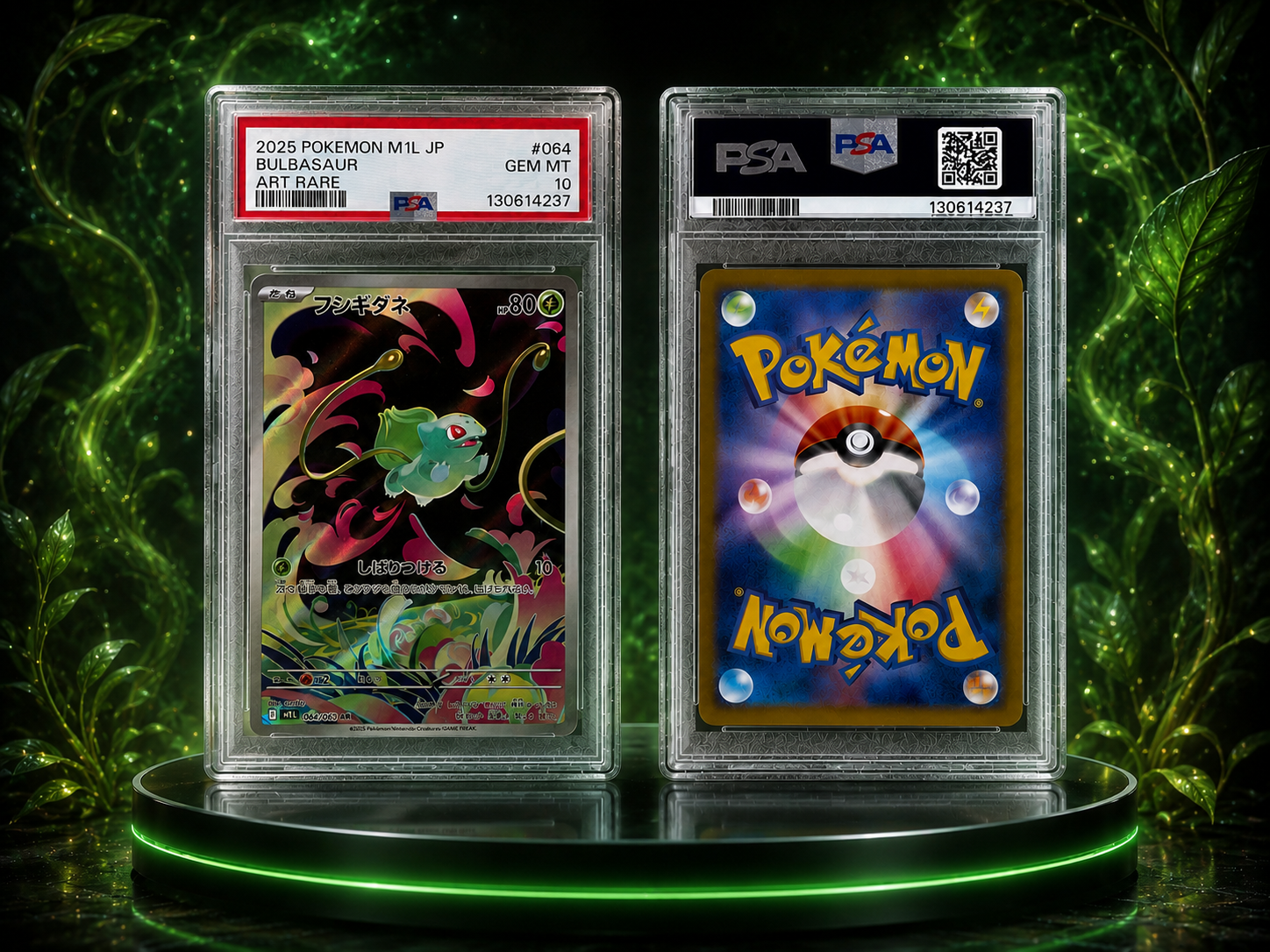 Bulbasaur 064/063 AR M1L Mega Brave PSA 10